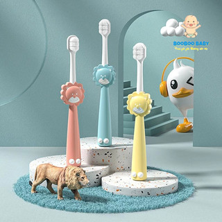 Bàn chải đánh răng lông tơ siêu mịn mềm mại an toàn chăm sóc răng miệng cho bé  BB168