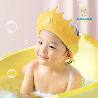Mũ tắm chắn nước cho bé nhựa pp cao cấp, có dây điều chỉnh  BB170
