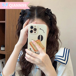 Kẹp tóc nơ nhung đen phong cách tiểu thư dễ thương