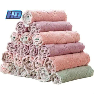 Khăn lau tay khăn lau nhà bếp tiện lợi tái sử dụng thấm hút tốt size to R13cm D21cm