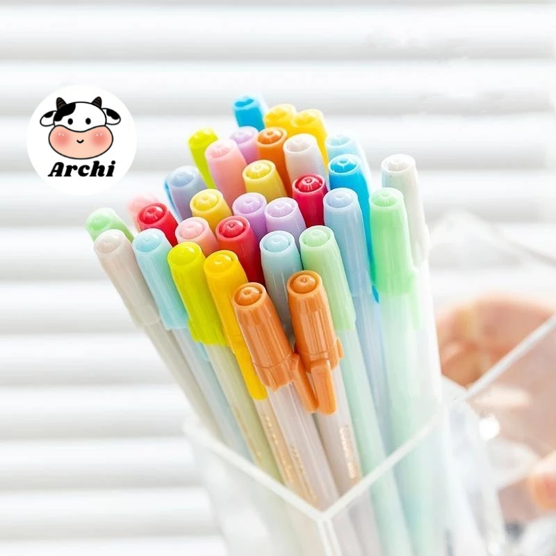 Bút bi mực gel ngòi 0.5mm 12 màu sirie