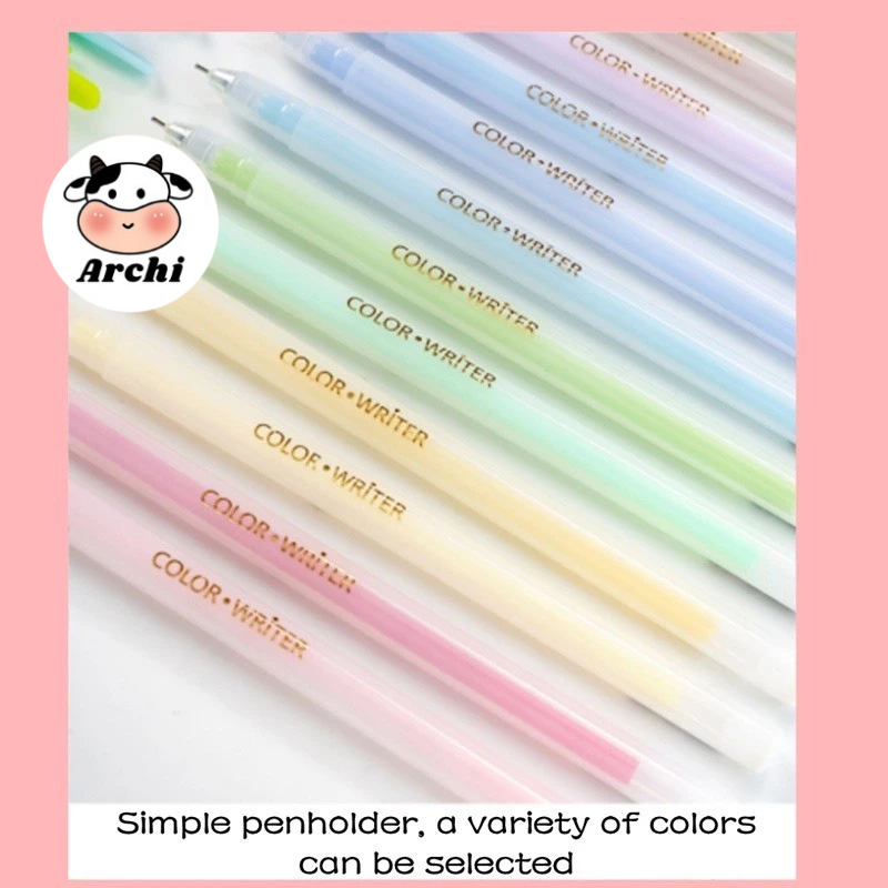 Bút bi mực gel ngòi 0.5mm 12 màu sirie