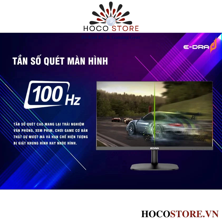 Màn hình Gaming E-DRA EGM24F100P 24 inch FullHD 100hz | Hoco Store PC | BigBuy360 - bigbuy360.vn