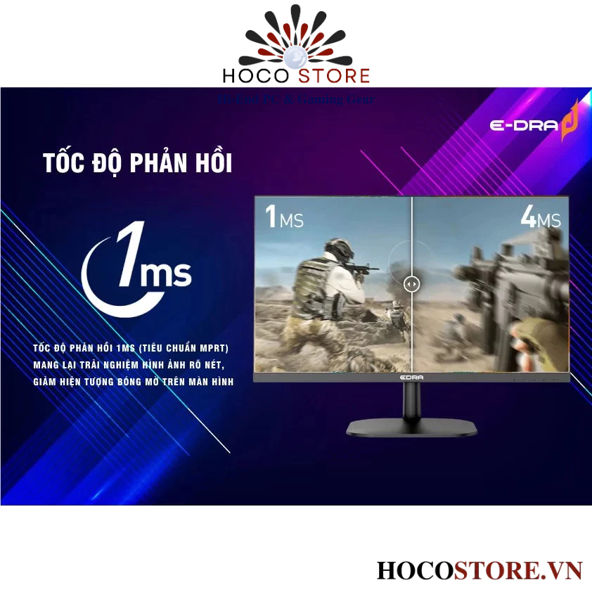 Màn hình Gaming E-DRA EGM24F100P 24 inch FullHD 100hz | Hoco Store PC | BigBuy360 - bigbuy360.vn