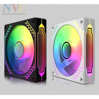 Quạt tản nhiệt thùng máy tính fan case pc 12cm gương vô cực led argb