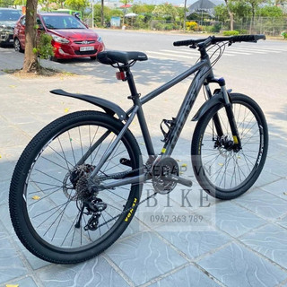 Xe đạp địa hình galaxy ml200 mẫu mới 2023 khung nhôm, đề shimano 24 tốc độ, đùi đĩa nhôm prowheel 3 cấp độ