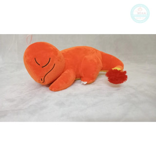 Gấu bông pokemon charmander khủng long lửa nằm ngủ , vải miniso mềm mịn.