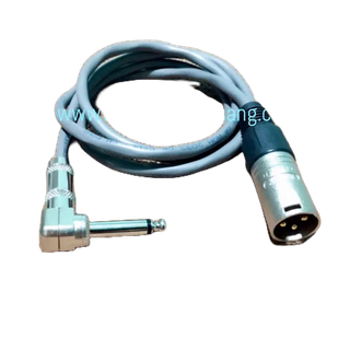 Dây Jack Canon ra 6 ly cong, 01 Dây dài 1m