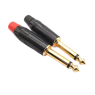 Jack 6 ly, Jack 6.35mm, giắt 6 ly, Jack âm thanh, rắc 6ly, jack cao cấp chân xi vàng bóng