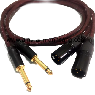 Dây canon đực ra 6Ly 02 dây tín hiệu âm thanh
