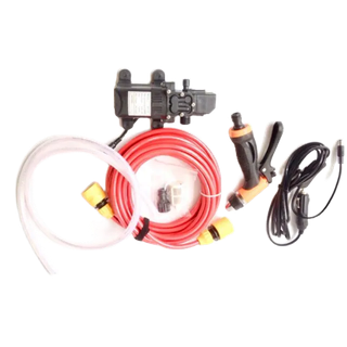 Combo Máy bơm mini rửa xe, rửa máy lạnh, xịt sân vườn, tưới cây vườn lan