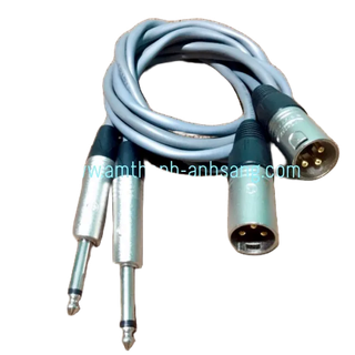 Dây belden Usa Jack Neutrik Canon đực ra 6.5 ly, combo 02 dây