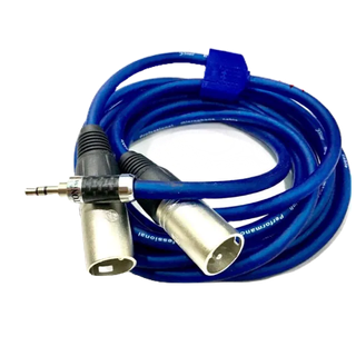 Dây 3.5 ly ra 2 đầu Jack canon đực dây phát nhạc iPhone laptop
