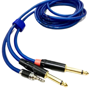 Dây rắc 3.5 li ra 2 Jack 6 ly dây 2 mét phát nhạc latop máy tính điện thoại