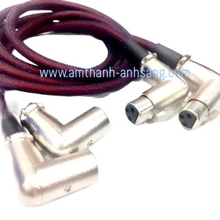[combo dây Jack canon] dây tín hiệu âm thanh Jack canon đực cái cong 02 dây zắc canon rắc âm thanh canon cong đực cái
