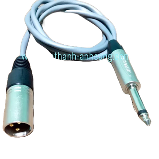 Dây canon đực ra 6 ly, 01 dây belden Jack Neutrik dài 1m