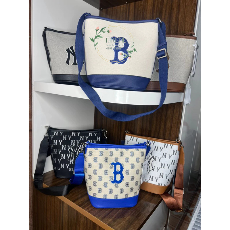 Túi giọ M lb túi bucket miệng cúc bấm sẵn 5 màu siêu hot 2023