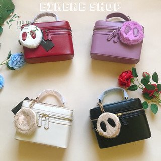 Túi Xách Nữ Dạng Cốp Pd Boxy Shoulder Bag Tặng Kèm Cục Bông Mũi Heo Trang Trí