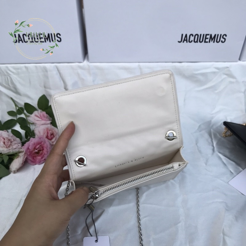 Túi ví nữ trám sần clutch nữ trám hạt có dây đeo tháo dời