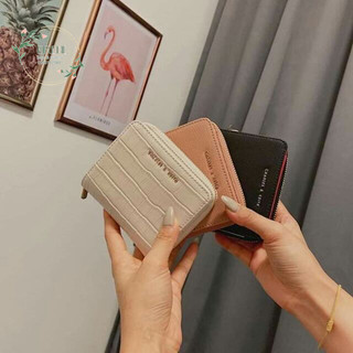 [ Hàng sẵn] Ví Nữ mini có khóa kéo kèm dây móc xích dài