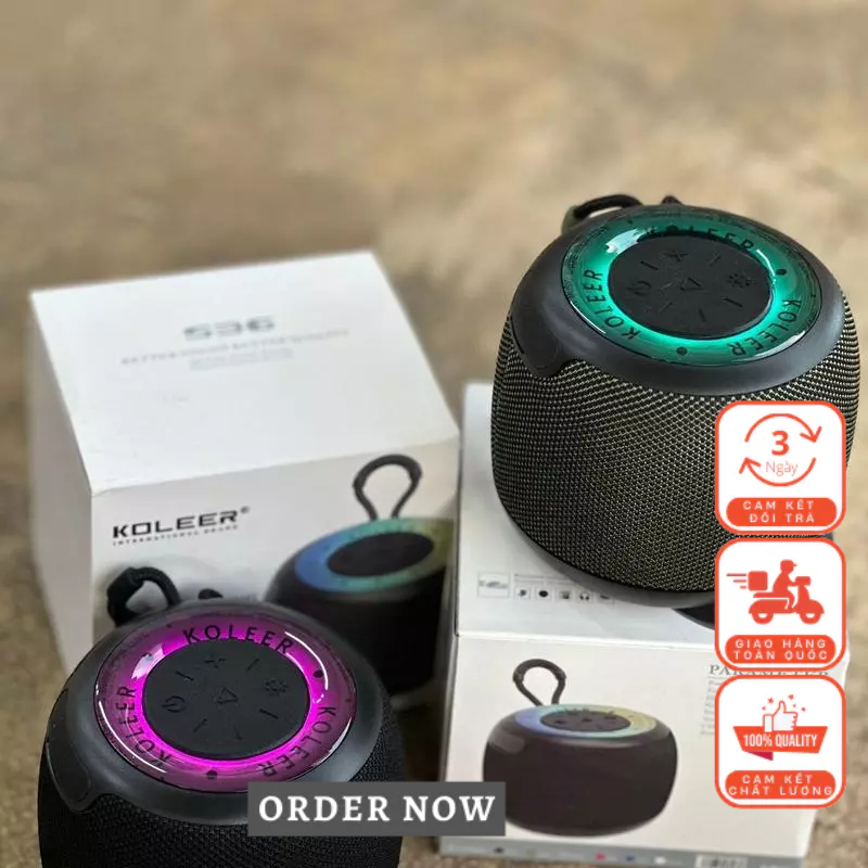 Loa Bluetooth Koleer S369 - 10 Chế Độ Led