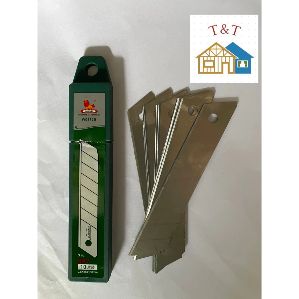 Hộp lưỡi dao rọc giấy dày ( 0.5x18x100mm)