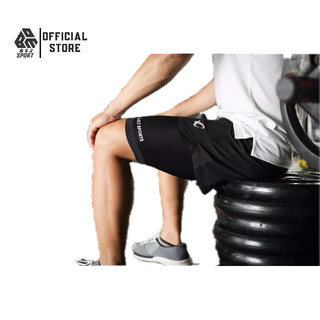 Quần đùi tập gym nam thể thao A.N.T SPORT 2 lớp bó cơ