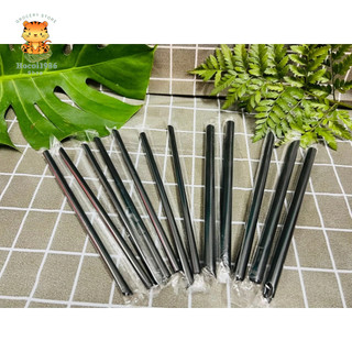50 ỐNG HÚT TRÀ SỮA PHI 8 ĐEN CÓ MÀNG BỌC