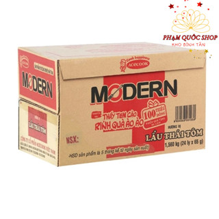 Thùng 24 ly mì Modern hương vị lẩu thái
