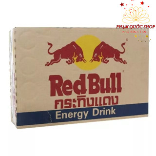 [HÀNG THÁI] _ Thùng 24  lon nước tăng lực / bò cụng Redbull Thái lan 250ml