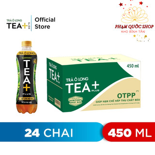 Thùng 24 chai trà ô long tea+