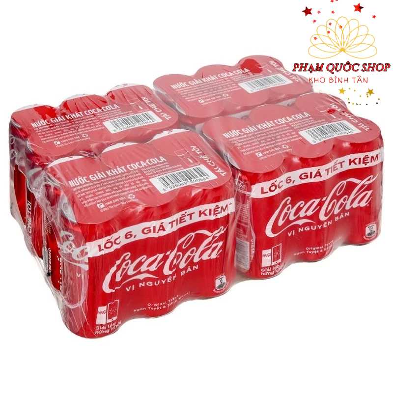 Thùng 24 lon nước ngọt Coca Cola 320ml