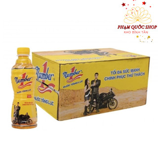 Thùng  24 chai nước tăng lực Number1 / Number One 330ml