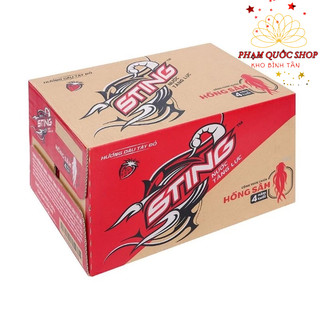 Thùng 24 chai sting đỏ dâu 330ml