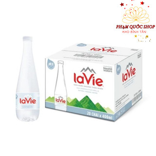 Thùng 20 chai Nước khoáng Lavie Premium 400ml