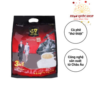 Bịch 50 gói cà phê sữa g7 3 in 1 800g