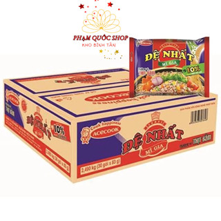 Thùng 30+3 gói mì Đệ nhất thịt bằm 82g