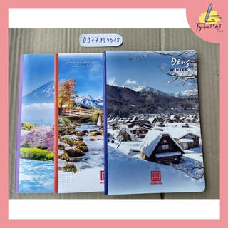 Vở kẻ ngang hồng hà cấp 2 đẹp