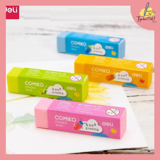 Gôm tẩy màu 4b deli 3045 nhiều màu đẹp