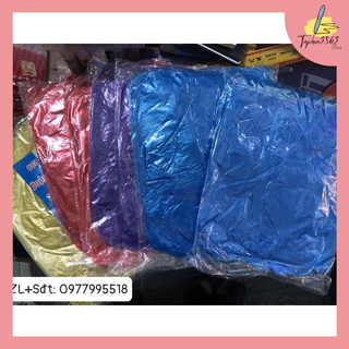 Áo mưa mỏng dùng 1 lần sắc màu