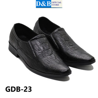 Giày Tây Nam DB In vân cá sấu dập nổi họa tiết bắt bắt phù hợp cho người sử dụng GDB 23