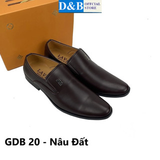 Giày tây nam da mềm cao cấp 2 màu { màu nâu + đen } , đế khâu siêu bền, sang trọng lịch lãm , phong cách - GDB-20