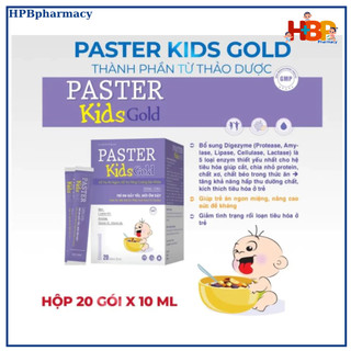 Siro ăn ngon Paster Kids Gold giúp bé Tăng cường sức đề kháng, hết biếng ăn, bé ăn nhanh hơn