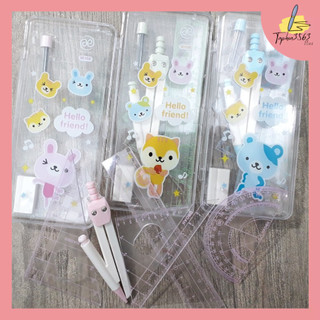 Bộ Compa Eke Thước Kẻ 8 Chi Tiết