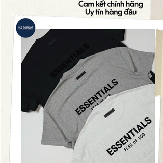 [HÀNG CHÍNH HÃNG] Áo thun ESSENTIALS 2022 - Chữ in nhung