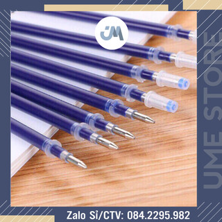 Ngòi ruột bút mực nước đen - đỏ - xanh ngòi đạn to 0.5mm - ngòi bút bi nước thay vào bút chữ a