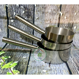  Gáo múc nước lèo inox  đường kính 16cm 18cm 20cm  