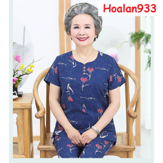 Bộ quần áo cho bà già, bộ mặc nhà ( canh quat)