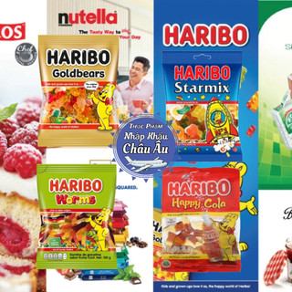 Chíp Chíp Kẹo Dẻo Haribo Goldbears, Happy Cola, Starmix, Worms 80gr