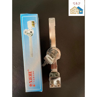 Khóa răng cưa cửa tủ lùa kính chìa thau Xiehe